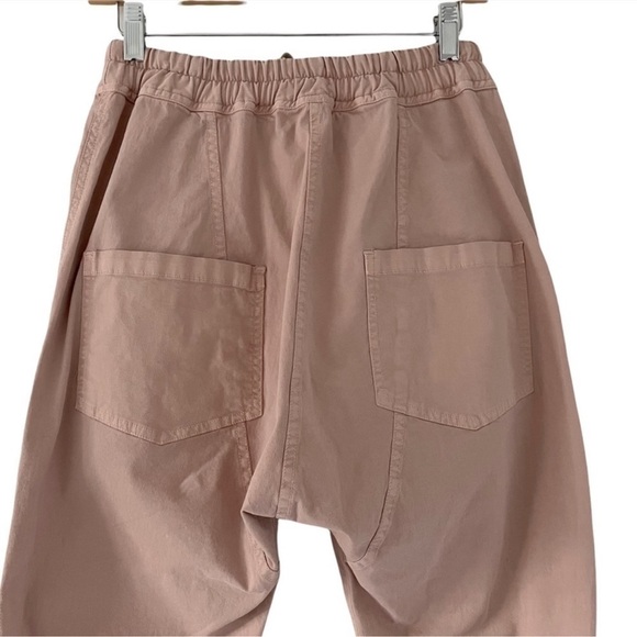 Nili Lotan Casablanca High Waist Crop Drawstring Pants in Dusty Pink - Picture 11 of 11